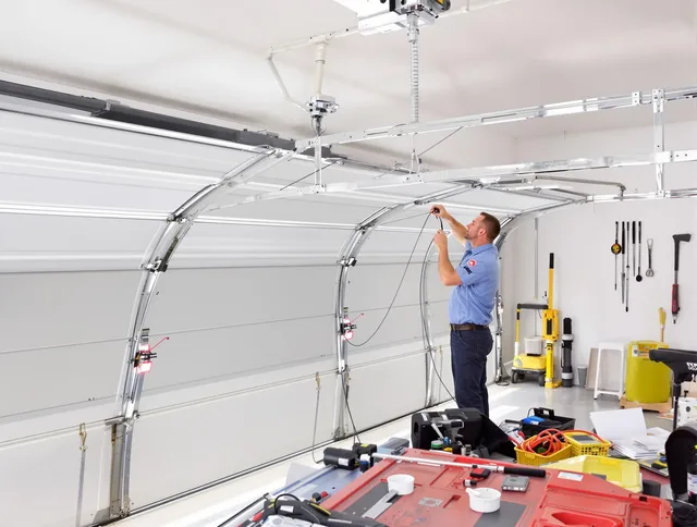 Garage door cable repair service by Coral Springs Garage Door Repair in Coral Springs