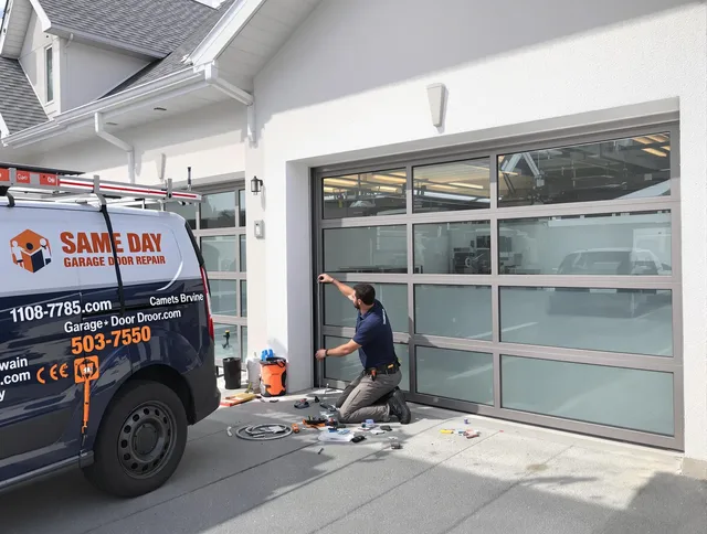 Same-day garage door repair service by Coral Springs Garage Door Repair in Coral Springs